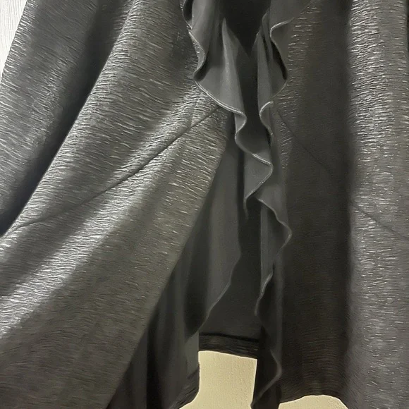 Chico's Black Ruffled Blazer - Picture 4 of 7